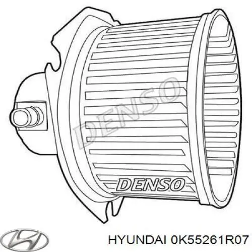 Купить 0K55261R07 Hyundai/Kia Электродвигатели (электродвигатель отопителя) или розетка прицепа штепсельная