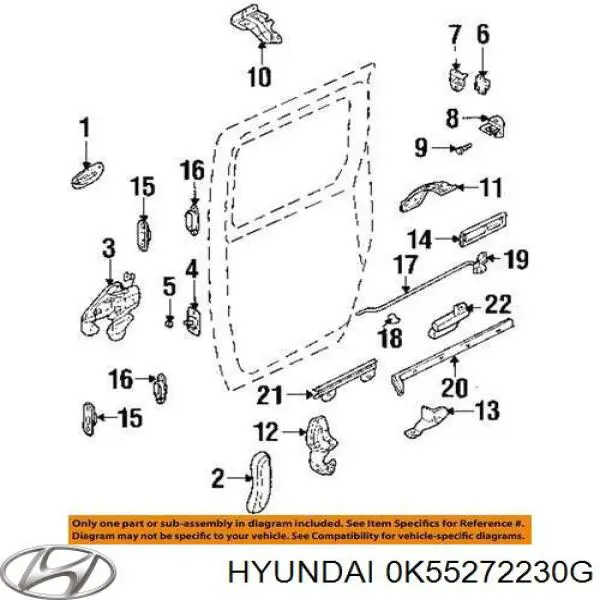 0K55272230G Hyundai/Kia 