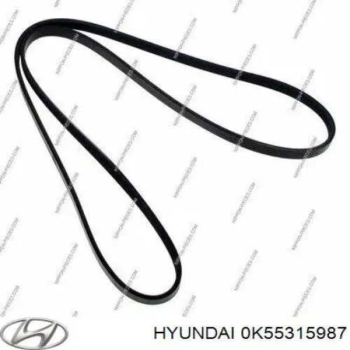 Клиновый ремень Hyundai/Kia 0K55315987 цена, от 13.68 USD