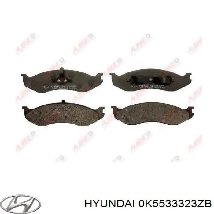 Передние тормозные колодки 0K5533323ZB Hyundai/Kia