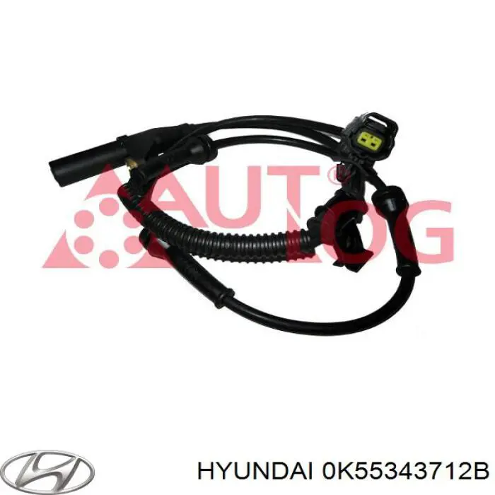 Датчик АБС (ABS) задний 0K55343712B Hyundai/Kia