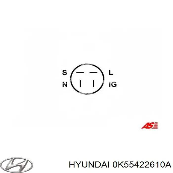  Hyundai/Kia 0K55422610A