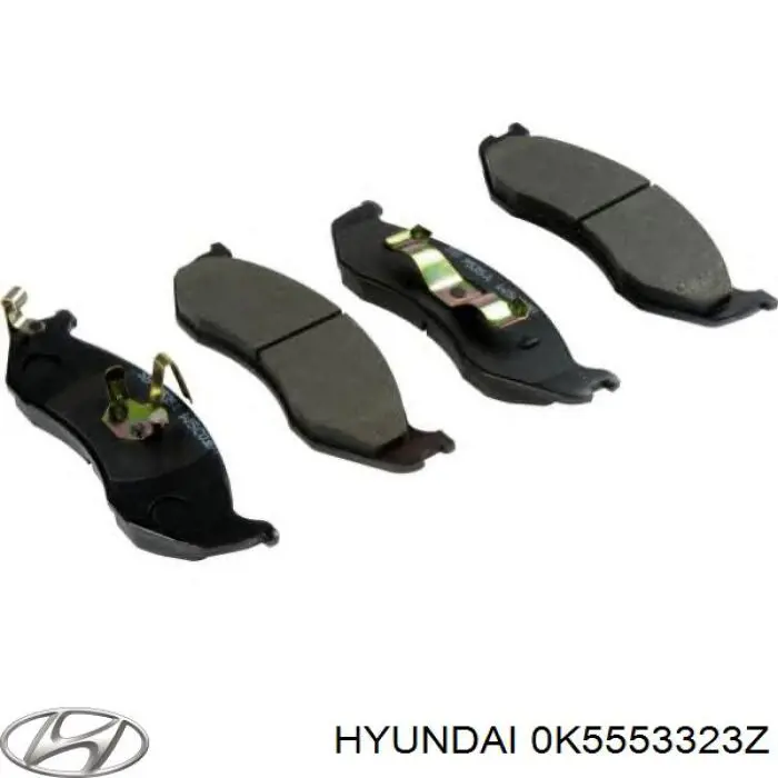 0K5553323Z Hyundai/Kia колодки тормозные передние дисковые