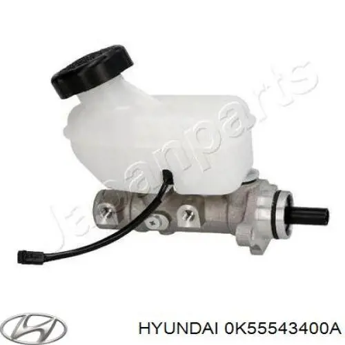 Цилиндр тормозной главный 0K55543400 Hyundai/Kia