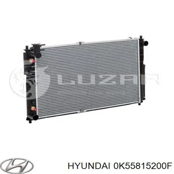 Радиатор охлаждения двигателя Hyundai/Kia 0K55815200F цена, от 75.17 USD