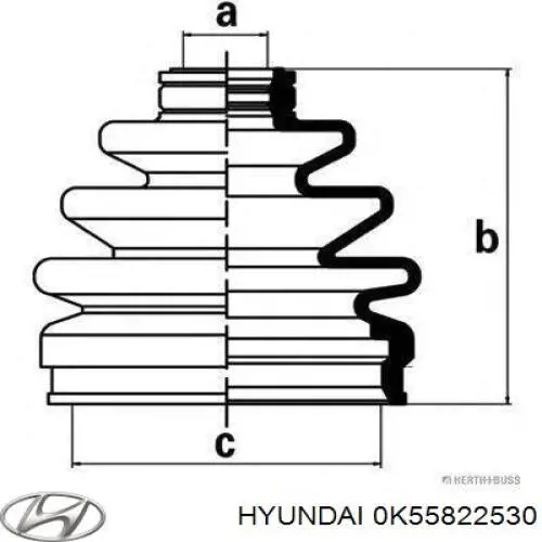  0K55822530 Hyundai/Kia