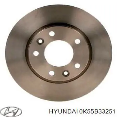 0K55B33251 Hyundai/Kia Диск тормозной передний