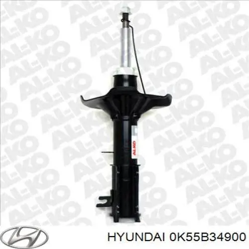 Стойка передняя левая Hyundai/Kia 0K55B34900