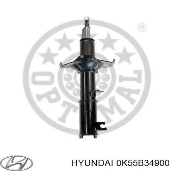 Амортизатор передней подвески левой Hyundai/Kia 0K55B34900 цена, от 2771.32 UAH