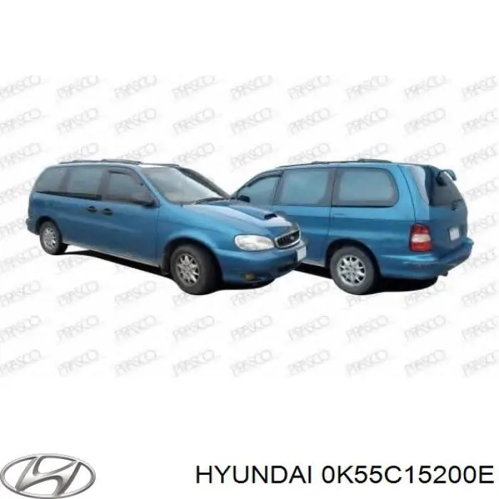 0K55C15200E Hyundai/Kia радиатор