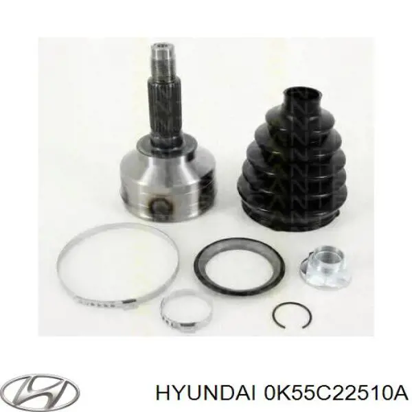 0K55C22510A Hyundai/Kia шрус наружный передний