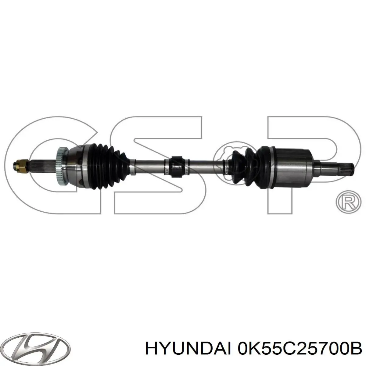 Купить 0K55C25700B Hyundai/Kia Вал привода полуоси, промежуточный