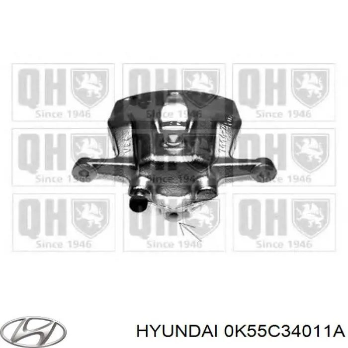 Передняя пружина 0K55C34011A Hyundai/Kia