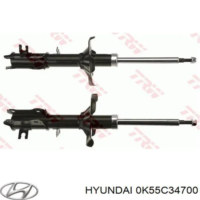 0K55C34700 Hyundai/Kia Амортизатор передней подвески правый