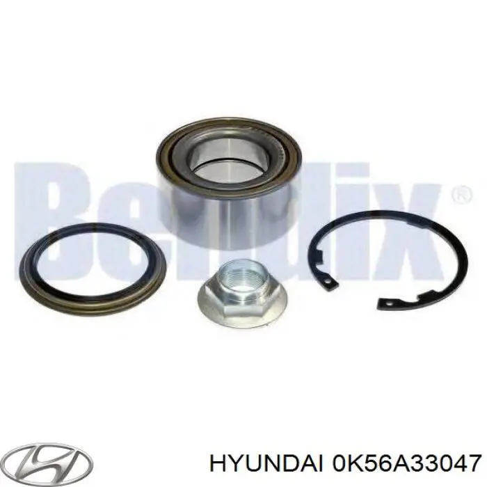 0K56A33047 Hyundai/Kia Подшипник ступицы передней