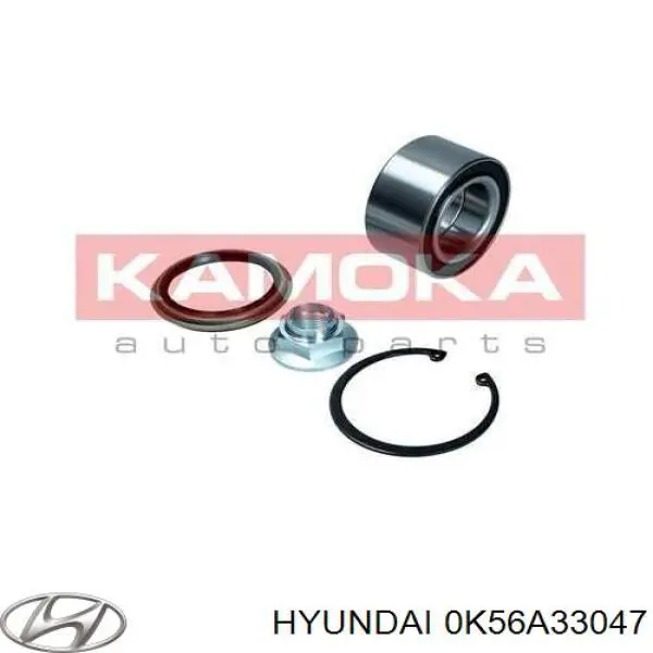 Комплект подшипника ступицы колеса Hyundai/Kia 0K56A33047 цена, от 25.34 USD