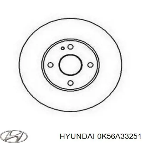 Купить 0K56A33251 Hyundai/Kia Ротор тормозной