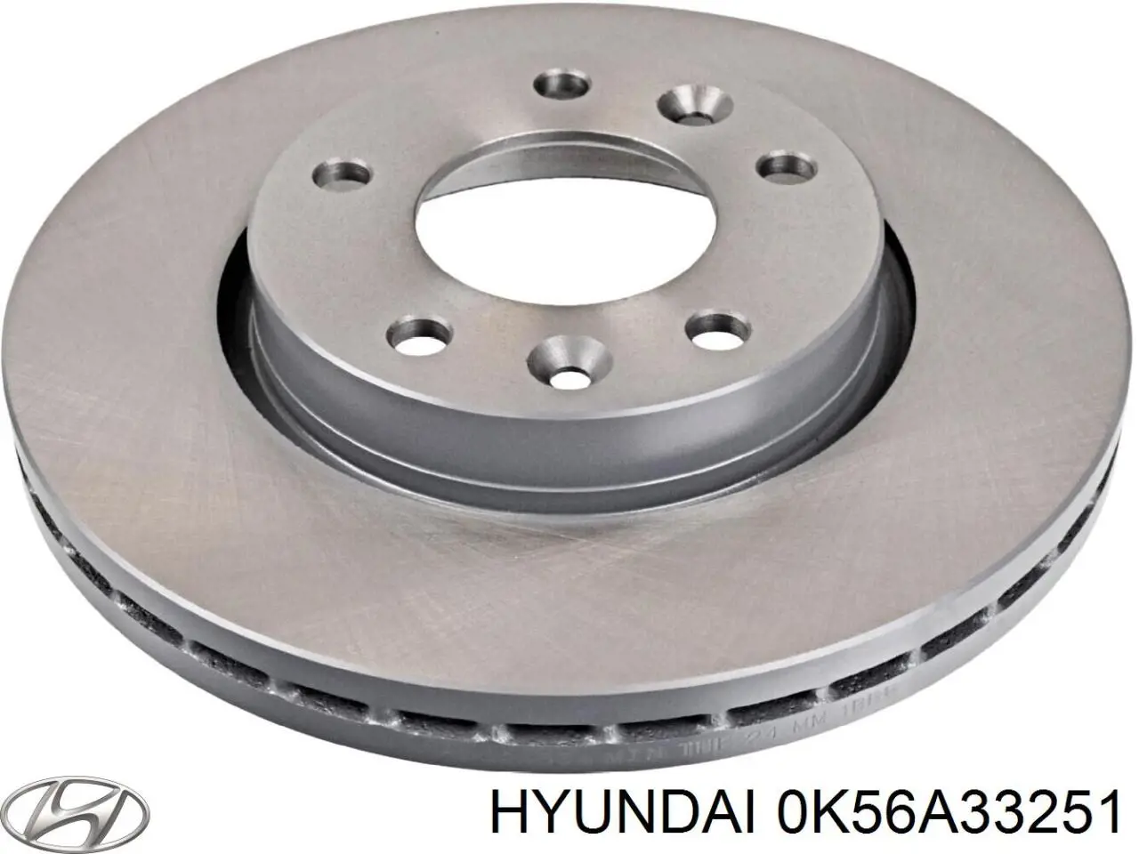 Передние тормозные диски 0K56A33251 Hyundai/Kia