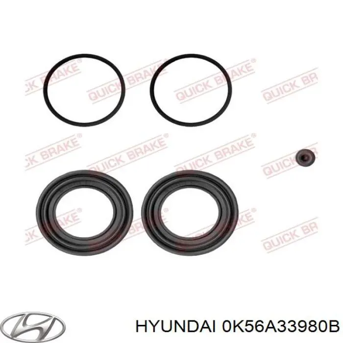 Купить 0K56A33980B Hyundai/Kia Суппорт тормозной передний правый