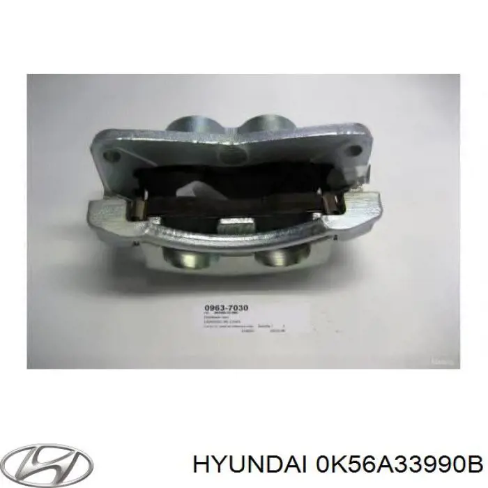 0K56A33990B Hyundai/Kia суппорт тормозной передний левый