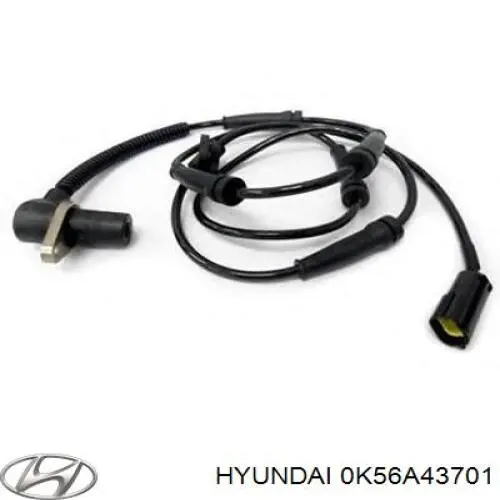 0K56A43701 Hyundai/Kia датчик абс (abs передний)