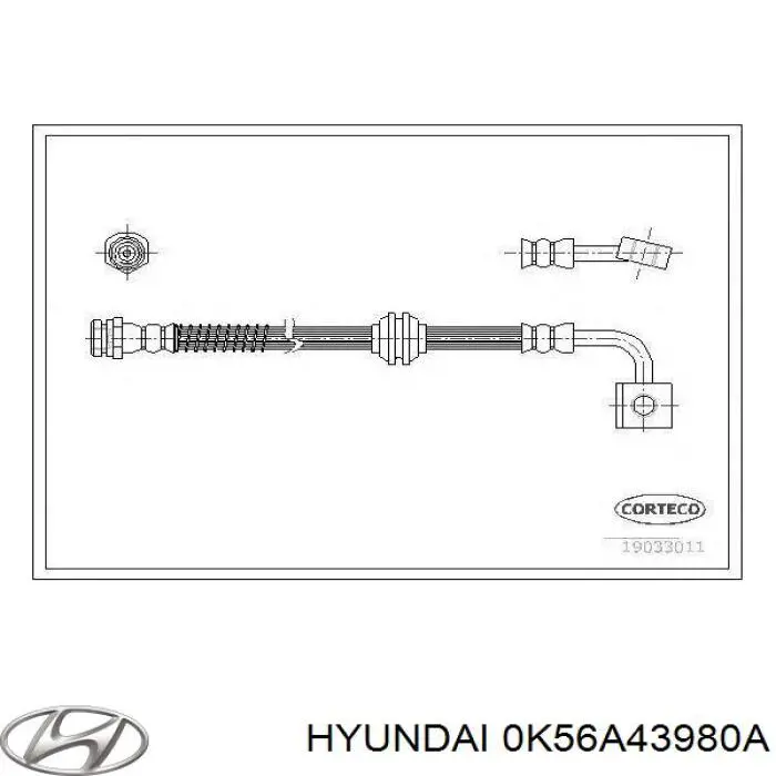  0K56A43980A Hyundai/Kia