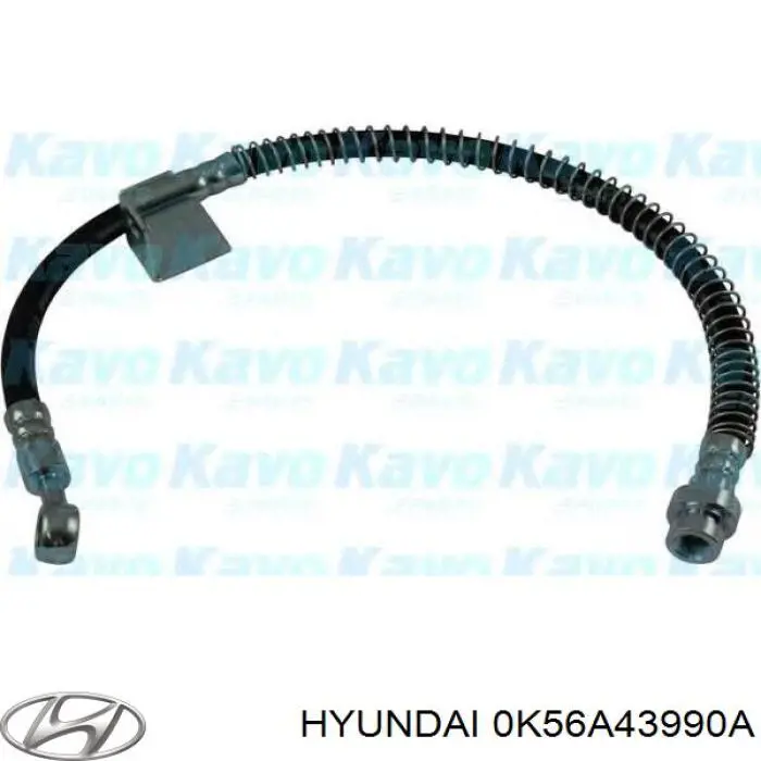 Шланг тормозной передний левый 0K56A43990A Hyundai/Kia