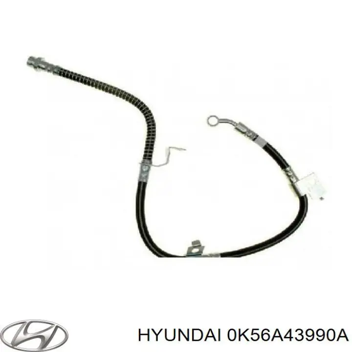 Передний левый тормозной шланг Hyundai/Kia 0K56A43990A