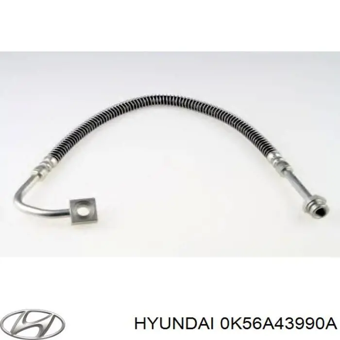 Купить 0K56A43990A Hyundai/Kia Шланг тормозной передний левый