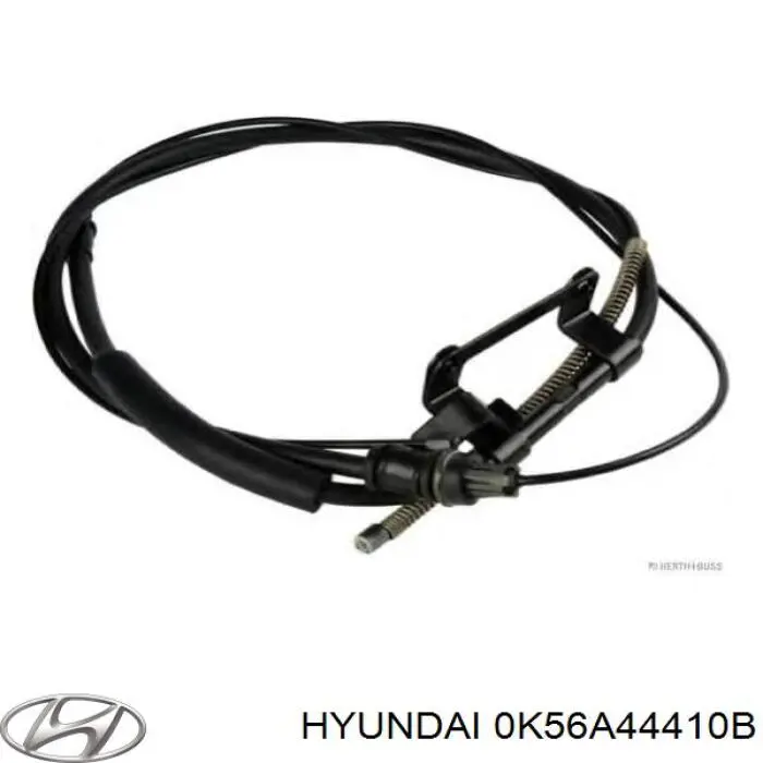 Задний правый трос ручника 0K56A44410B Hyundai/Kia