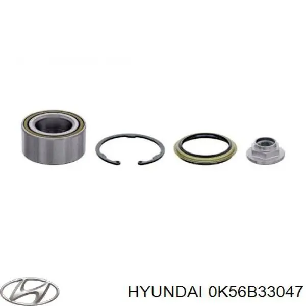 0K56B33047 Hyundai/Kia Подшипник ступицы передней