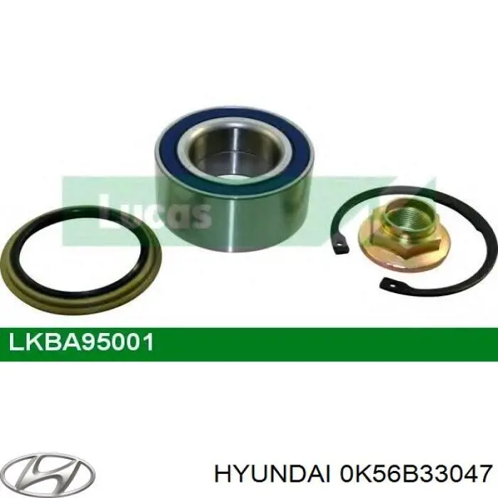 Купить 0K56B33047 Hyundai/Kia Подшипник передней ступицы