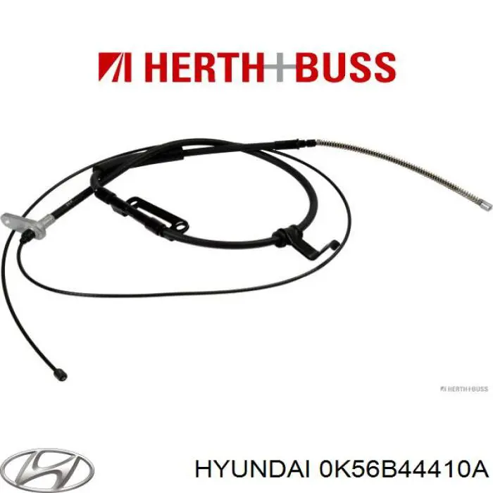 Трос стояночного тормоза задний правый Hyundai/Kia 0K56B44410A цена, от 16.19 USD