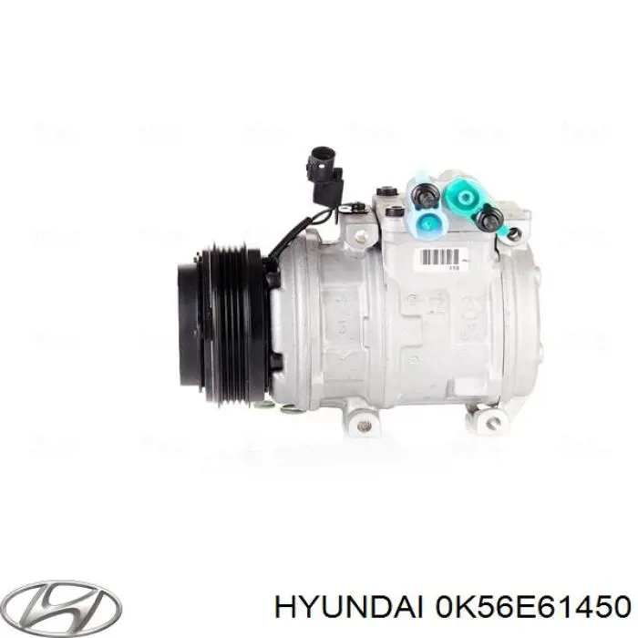 Компрессор кондиционера 0K56E61450 Hyundai/Kia