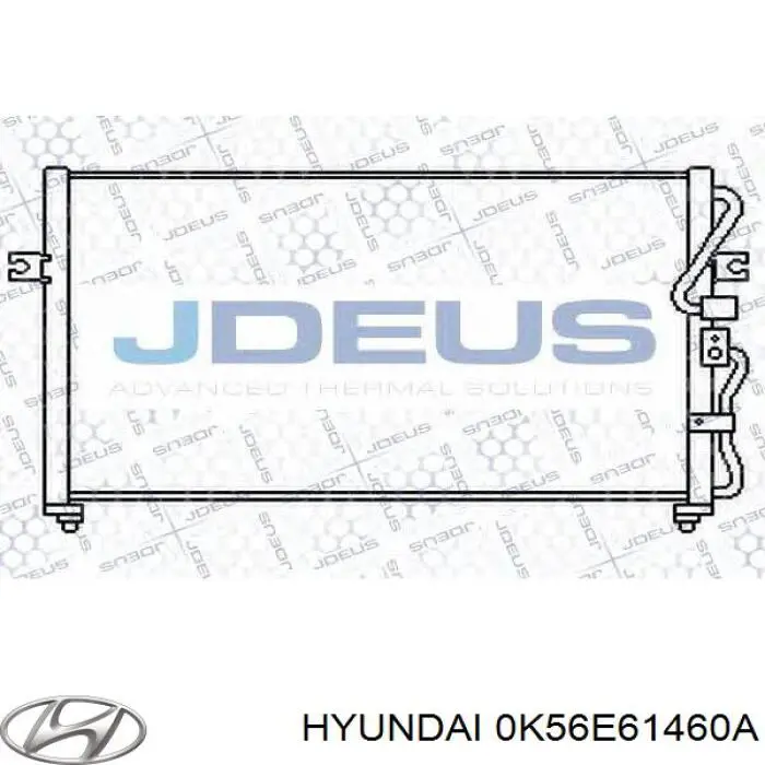 Купить 0K56E61460A Hyundai/Kia Радиатор системы охлаждения кондиционера