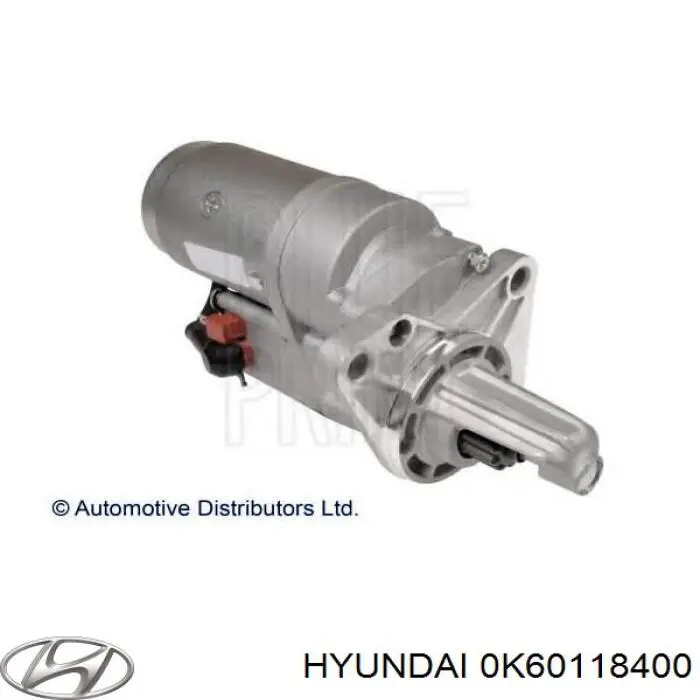 Стартер 0K60118400 Hyundai/Kia