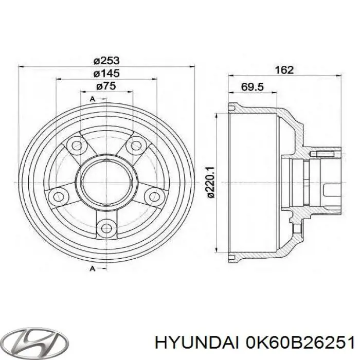 Купить 7D0696 LPR Тормозной барабан