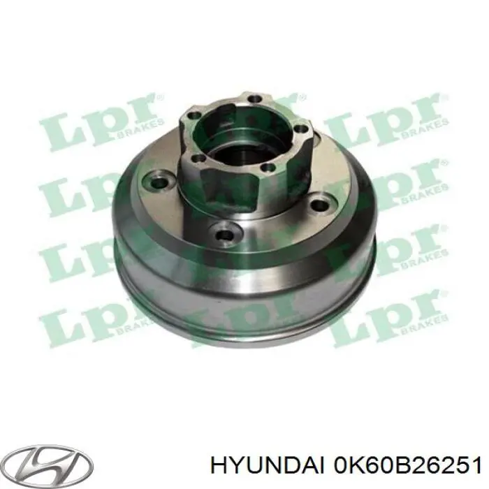 Тормозной барабан 7D0696 LPR