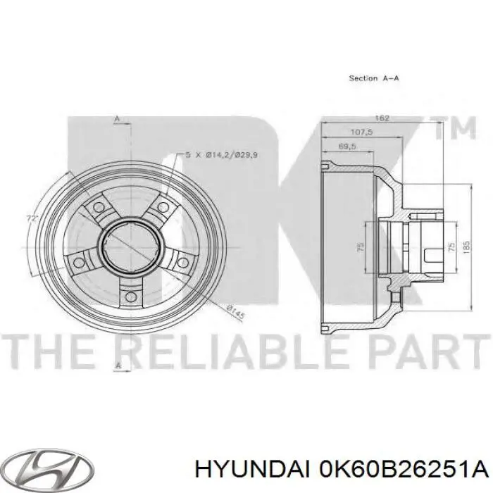 Купить 193684 Maxgear Тормозной барабан