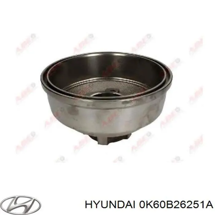 Барабан тормозной задний Hyundai/Kia 0K60B26251A цена, от 58.68 USD