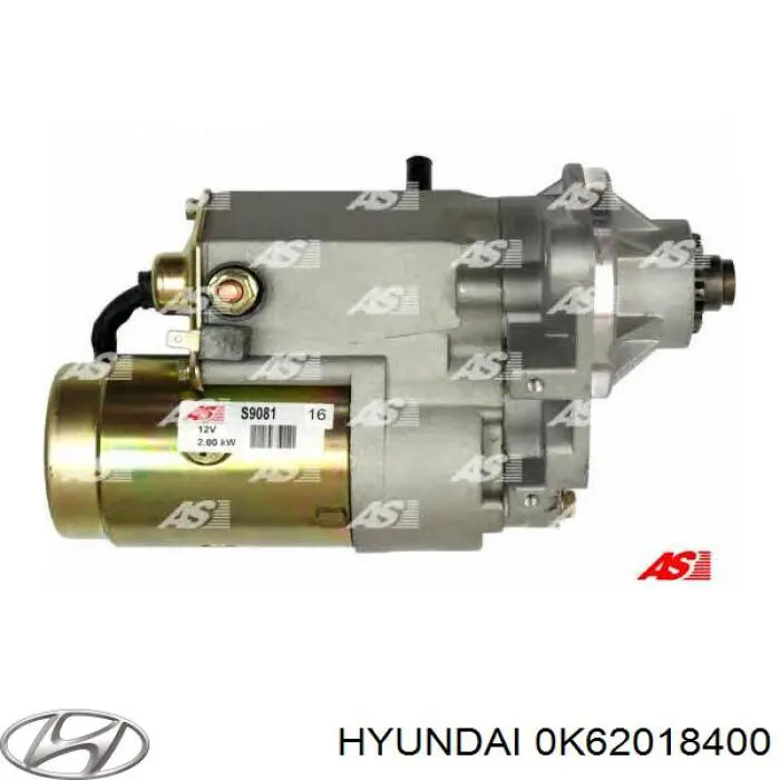 0K62018400 Hyundai/Kia Стартер автомобиля