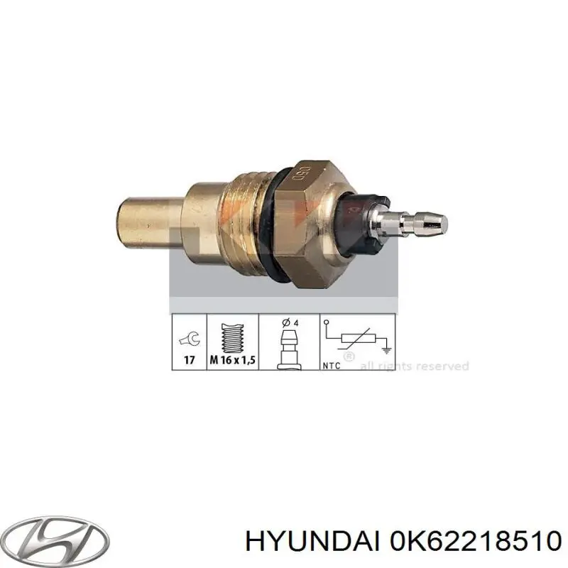 0K62218510 Hyundai/Kia Термовыключатель