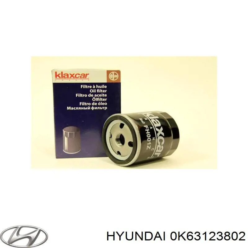 Купить 0K63123802 Hyundai/Kia Фильтр центробежный очистки масла