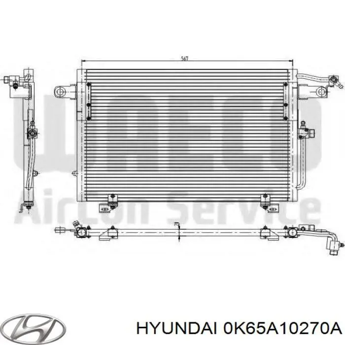0K65A10270A Hyundai/Kia комплект прокладок двигателя полный