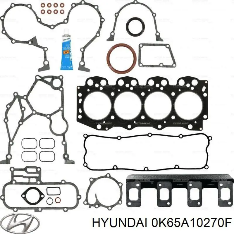 0K65A10270F Hyundai/Kia Комплект прокладок на двигатель