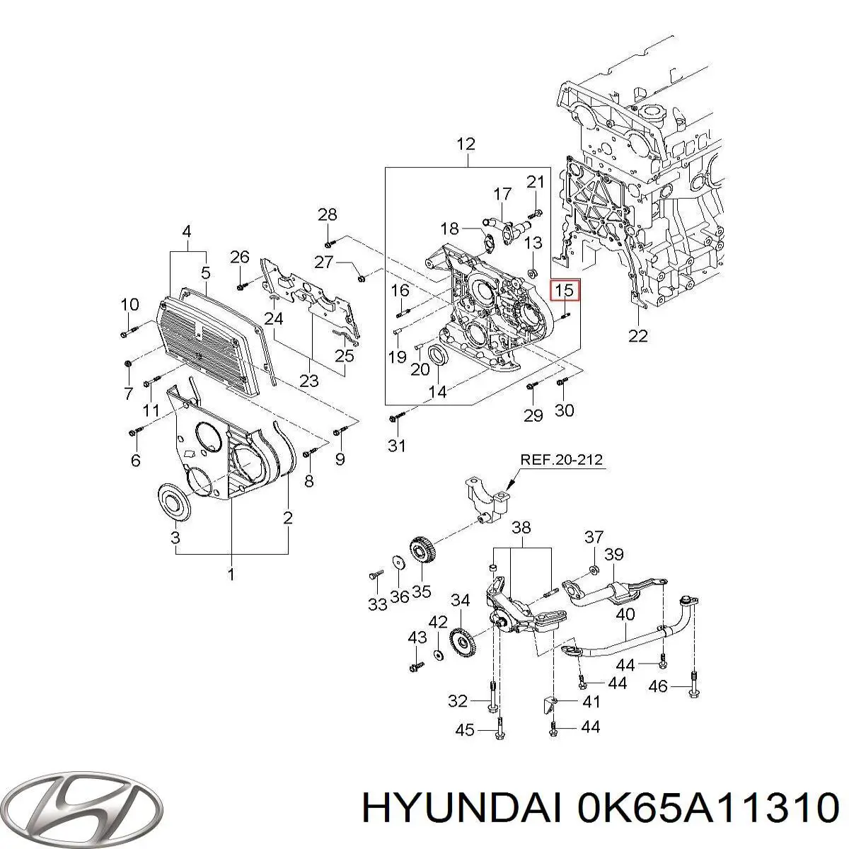 Купить 0K65A11310 Hyundai/Kia 