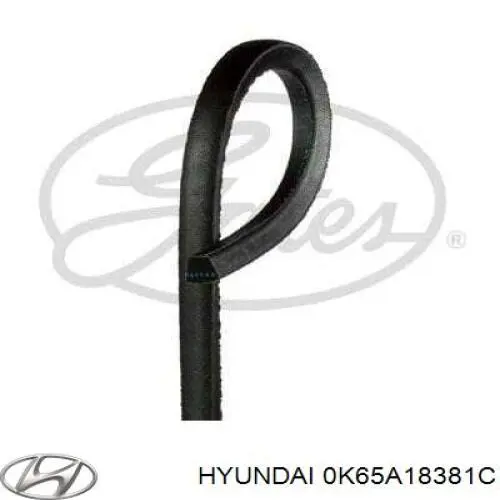 Ремень генератора 0K65A18381C Hyundai/Kia