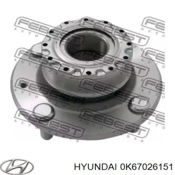 Купить 0K67026151 Hyundai/Kia Подшипник задней ступицы