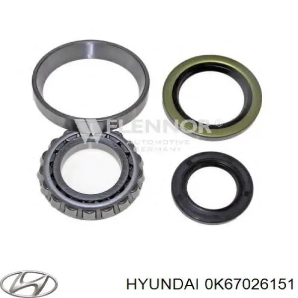 0K67026151 Hyundai/Kia Подшипник ступицы задней