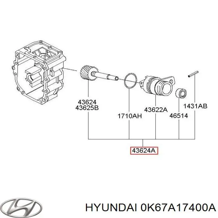 0K67A17400A Hyundai/Kia 